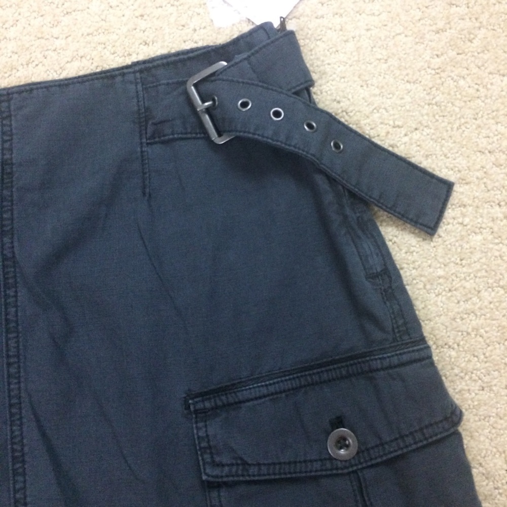 Free People Cargo-Style Skirt Buckles Pockets - Picture 4 of 8
